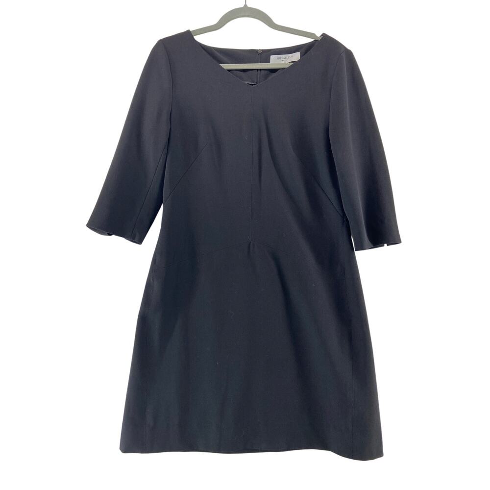 MM Lafleur Elegant Black Long Sleeve Dress